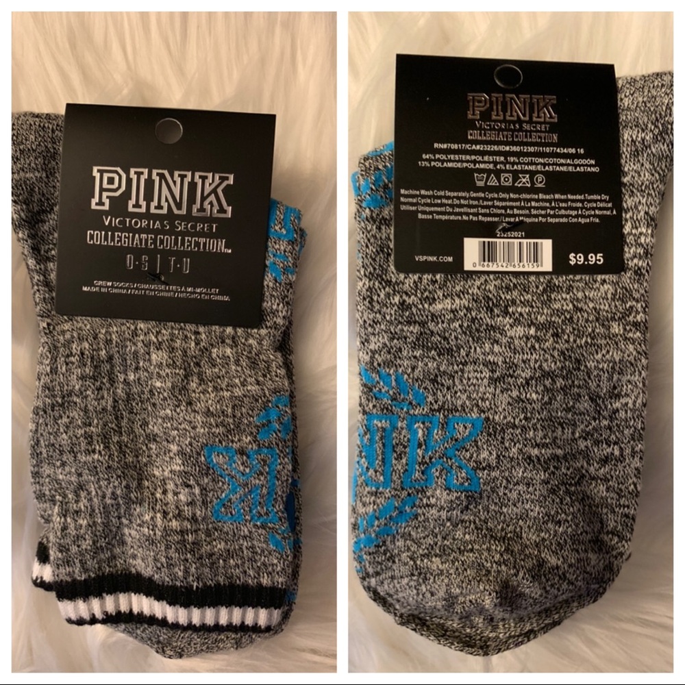 PINK 💕⭐️💕6 PACK CREW SOCKS
COLLEGIATE COLLECTION - Picture 5 of 7